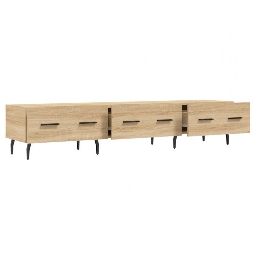 Tv-bord 150x36x30 cm konstrueret træ sonoma-eg