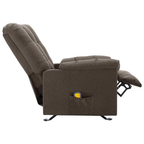 Massagestol stof brun