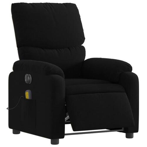 Eldrevet massagestol stof sort