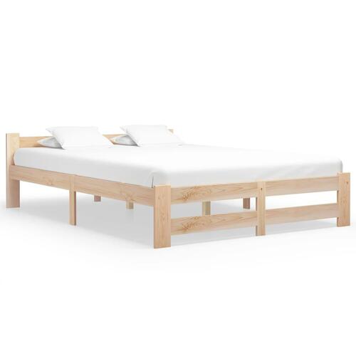 Sengestel 120x200 cm massivt fyrretræ