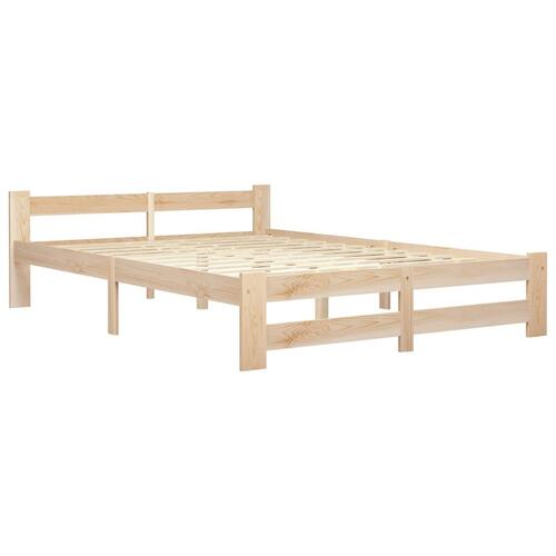 Sengestel 120x200 cm massivt fyrretræ