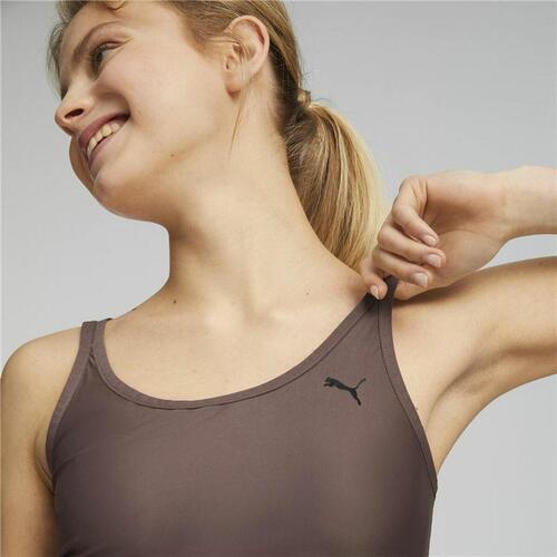 Sports Top til damer Puma Studio Ultrabare Strappy Brun M