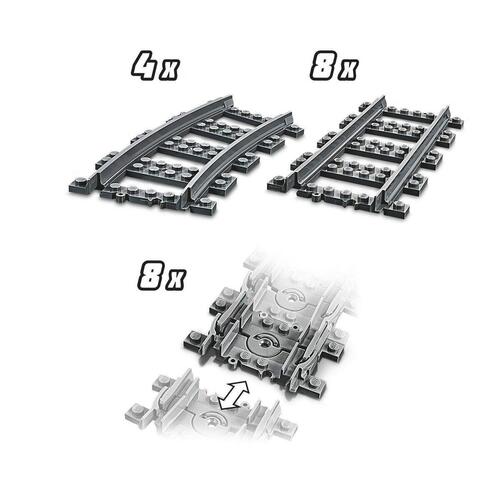 Playset Lego City 60205 Rail Pack 20 Dele