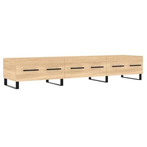 Tv-bord 150x36x30 cm konstrueret træ sonoma-eg