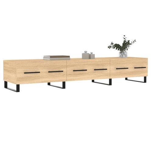 Tv-bord 150x36x30 cm konstrueret træ sonoma-eg