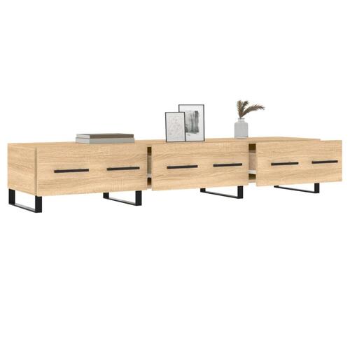 Tv-bord 150x36x30 cm konstrueret træ sonoma-eg