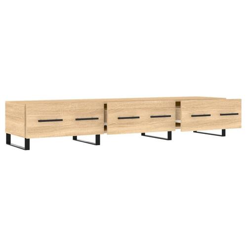 Tv-bord 150x36x30 cm konstrueret træ sonoma-eg