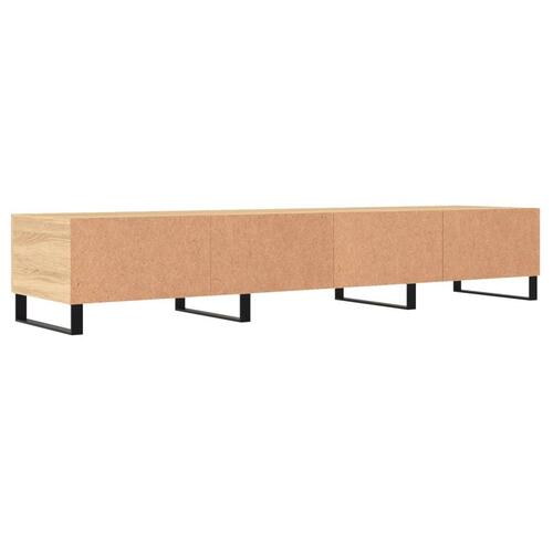 Tv-bord 150x36x30 cm konstrueret træ sonoma-eg