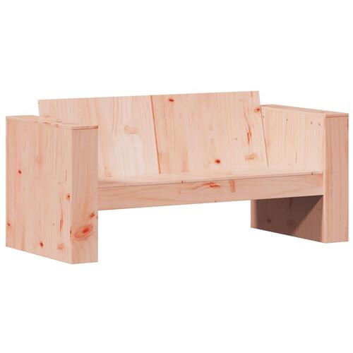 2-personers havesofa 134x60x62 cm massivt douglasgran