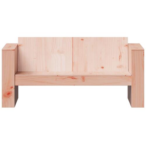 2-personers havesofa 134x60x62 cm massivt douglasgran