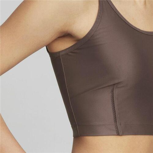 Sports Top til damer Puma Studio Ultrabare Strappy Brun S