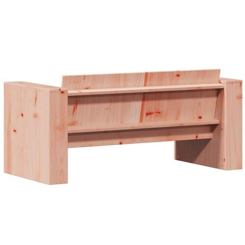 2-personers havesofa 134x60x62 cm massivt douglasgran