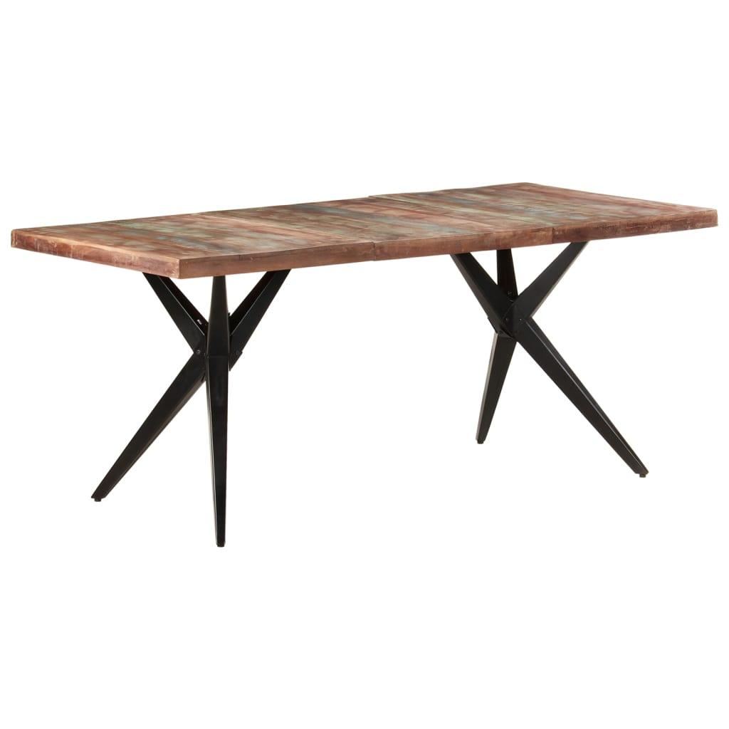 Spisebord 180x90x76 cm massivt genbrugstræ