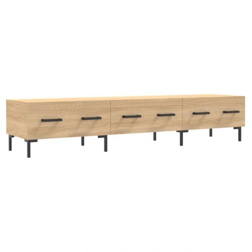Tv-bord 150x36x30 cm konstrueret træ sonoma-eg