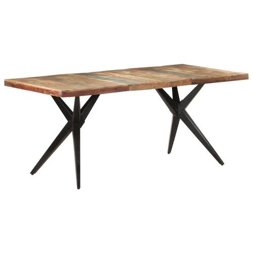 Spisebord 180x90x76 cm massivt genbrugstræ