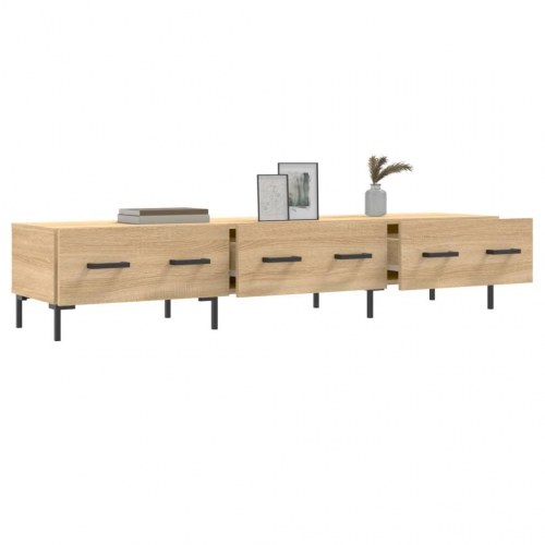 Tv-bord 150x36x30 cm konstrueret træ sonoma-eg