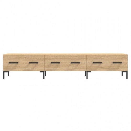 Tv-bord 150x36x30 cm konstrueret træ sonoma-eg