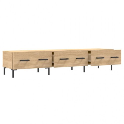 Tv-bord 150x36x30 cm konstrueret træ sonoma-eg