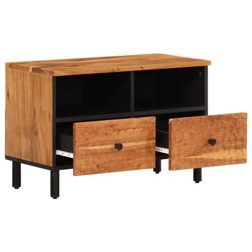 Tv-bord 70x33x46 cm massivt akacietræ