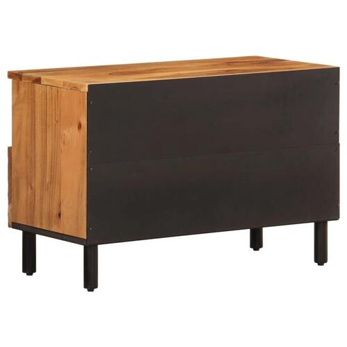 Tv-bord 70x33x46 cm massivt akacietræ