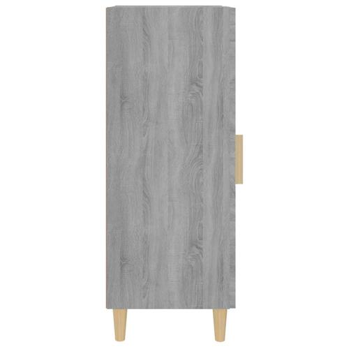 Skænk 34,5x34x90 cm konstrueret træ grå sonoma-eg