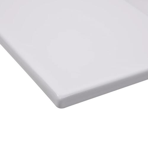 Indbygget håndvask 90,5 x 46,3 x 17,5 cm keramisk hvid
