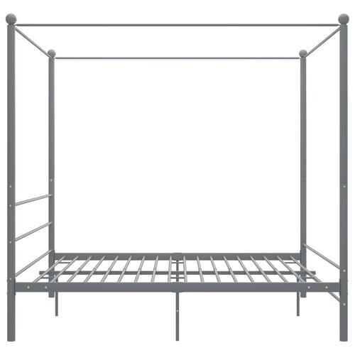 Sengestel til himmelseng 180x200 cm metal grå