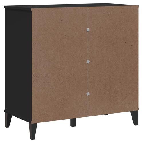 Skænk VIKEN 80x40x80 cm konstrueret træ sort