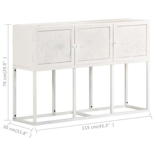 Skænk 115x30x76 cm massivt mangotræ