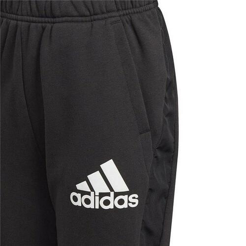 Træningsdragt til børn underdele Adidas Badge of Sport Sort 7-8 år