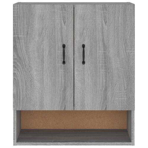 Vægskab 60x31x70 cm konstrueret træ grå sonoma-eg