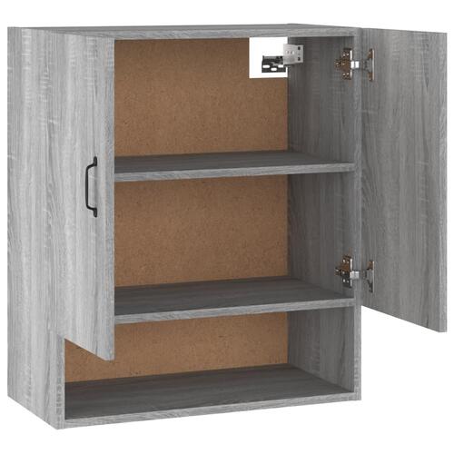 Vægskab 60x31x70 cm konstrueret træ grå sonoma-eg