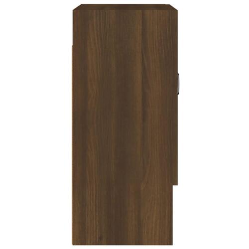 Vægskab 60x31x70 cm konstrueret træ brun egetræsfarve