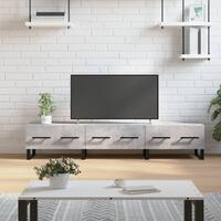 Tv-bord 150x36x30 cm konstrueret træ betongrå