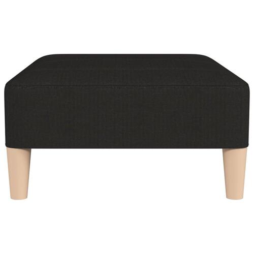 Fodskammel 78x56x32 cm stof sort