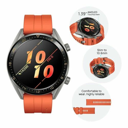 Smartwatch Huawei 1,39" AMOLED Orange (OUTLET A)