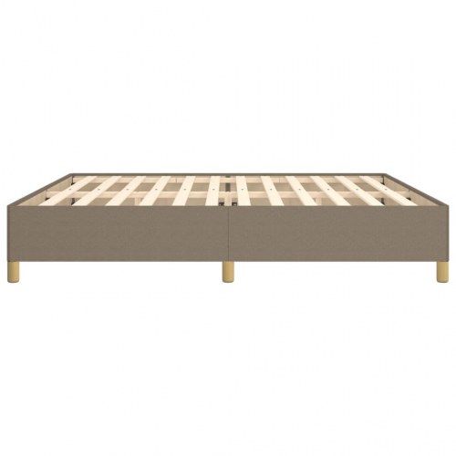 Sengeramme uden madras 200×200 cm - stof, gråbrun