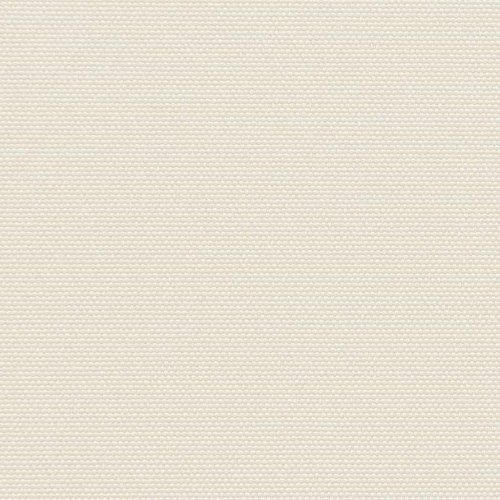 Sidemarkise 117 × 300 cm - sammenrullelig, cremefarvet privatlivsskærm