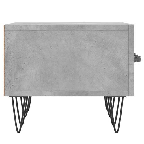 Tv-bord 150x36x30 cm konstrueret træ betongrå