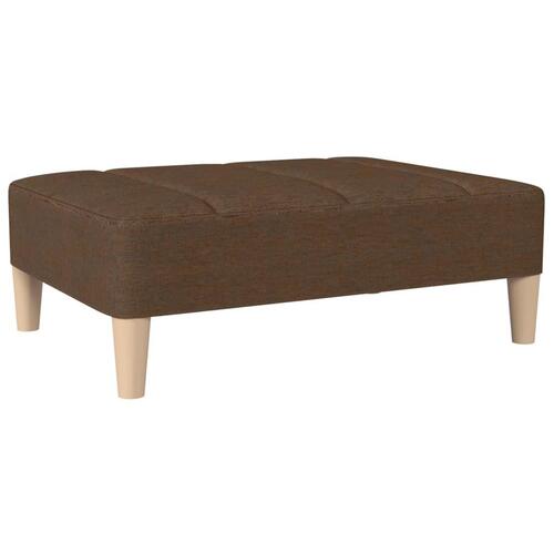 Fodskammel 78x56x32 cm stof brun