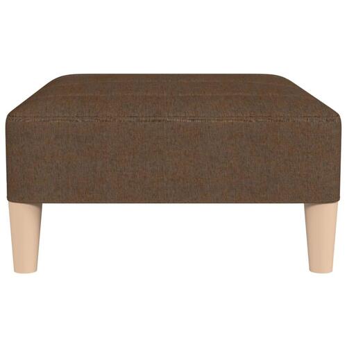 Fodskammel 78x56x32 cm stof brun