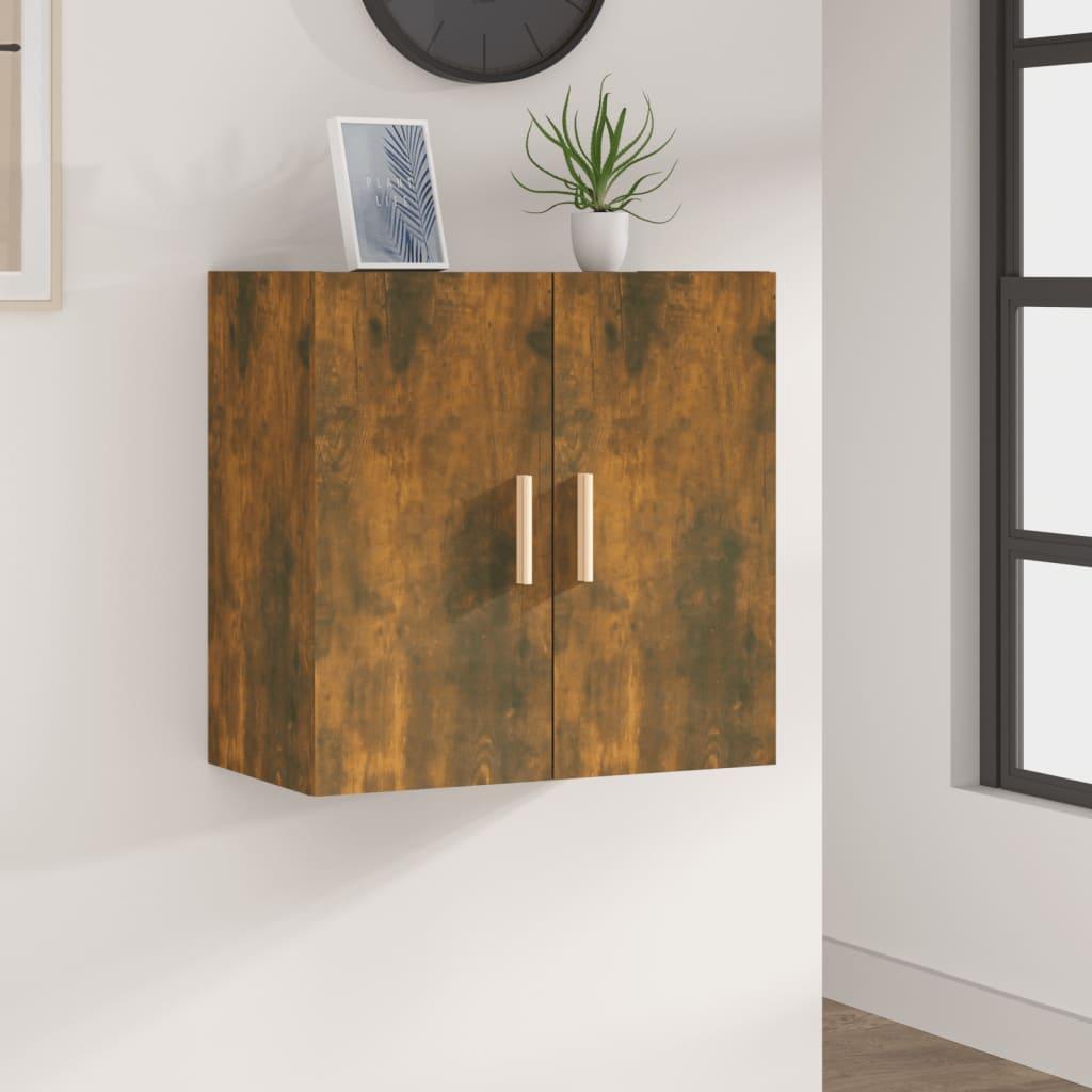 Vægskab 60x30x60 cm konstrueret træ røget egetræsfarve