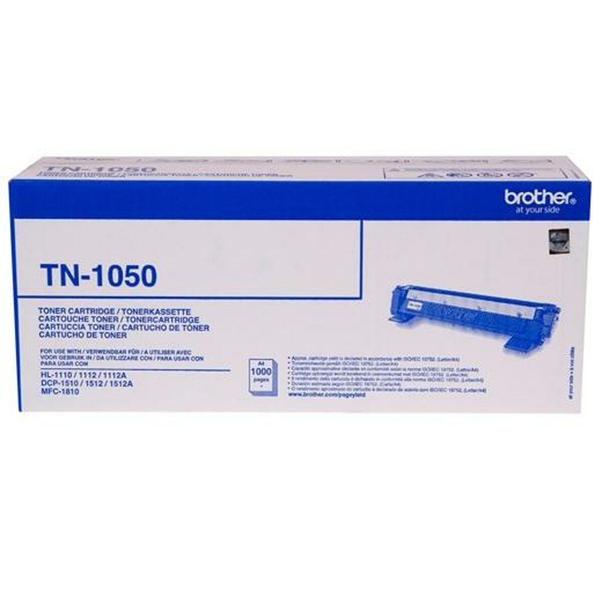 Brother TN-1050 original toner - sort, 1.000 sider
