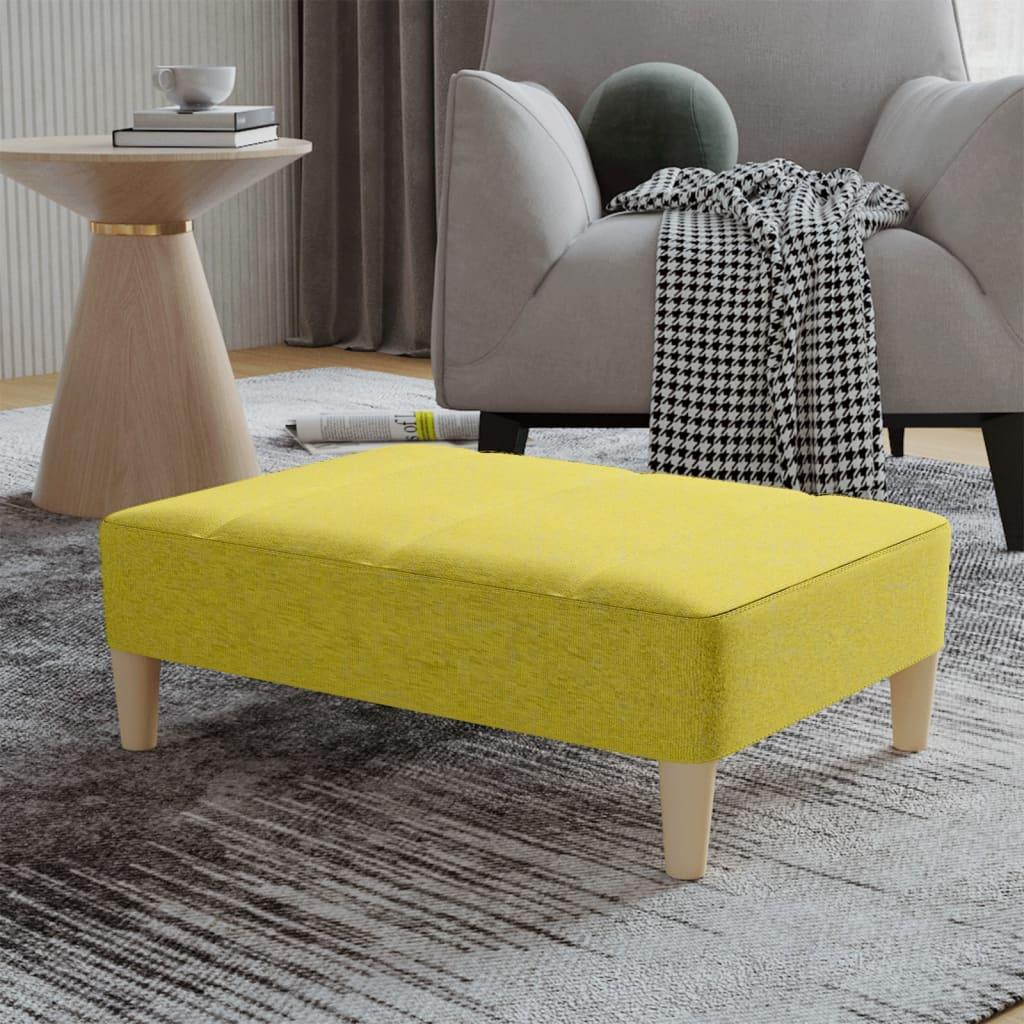 Fodskammel 78x56x32 cm stof grøn