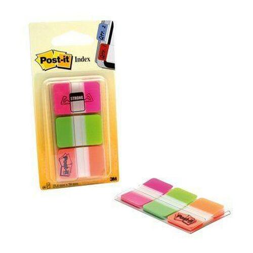 Sæt med klæberige noter Post-it Index Multifarvet 25 x 38 mm (6 enheder)