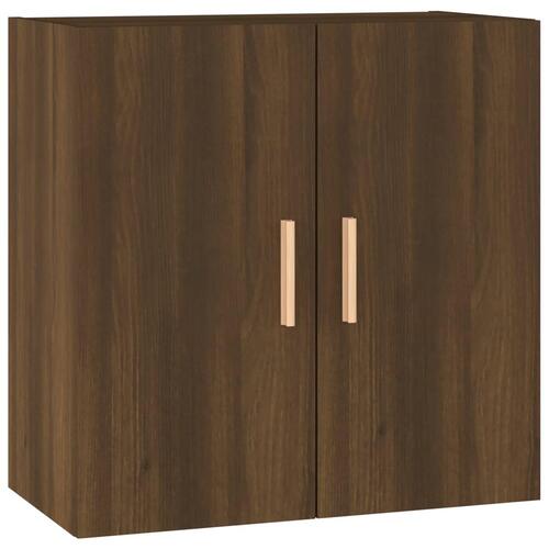 Vægskab 60x30x60 cm konstrueret træ brun egetræsfarve