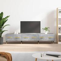 Tv-bord 150x36x30 cm konstrueret træ betongrå