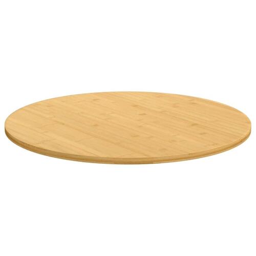 Bordplade Ø80x1,5 cm bambus