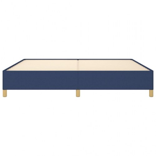 Sengeramme uden madras 200×200 cm - stof, blå