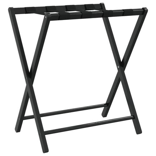 Kuffertbænk 68,5x38x58 cm bambus sort